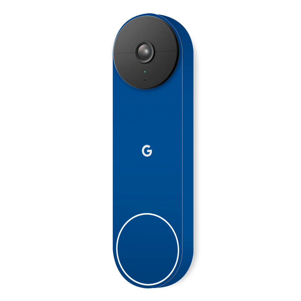 Google Nest Hello Doorbell (Battery) Textured matt royal blue skins