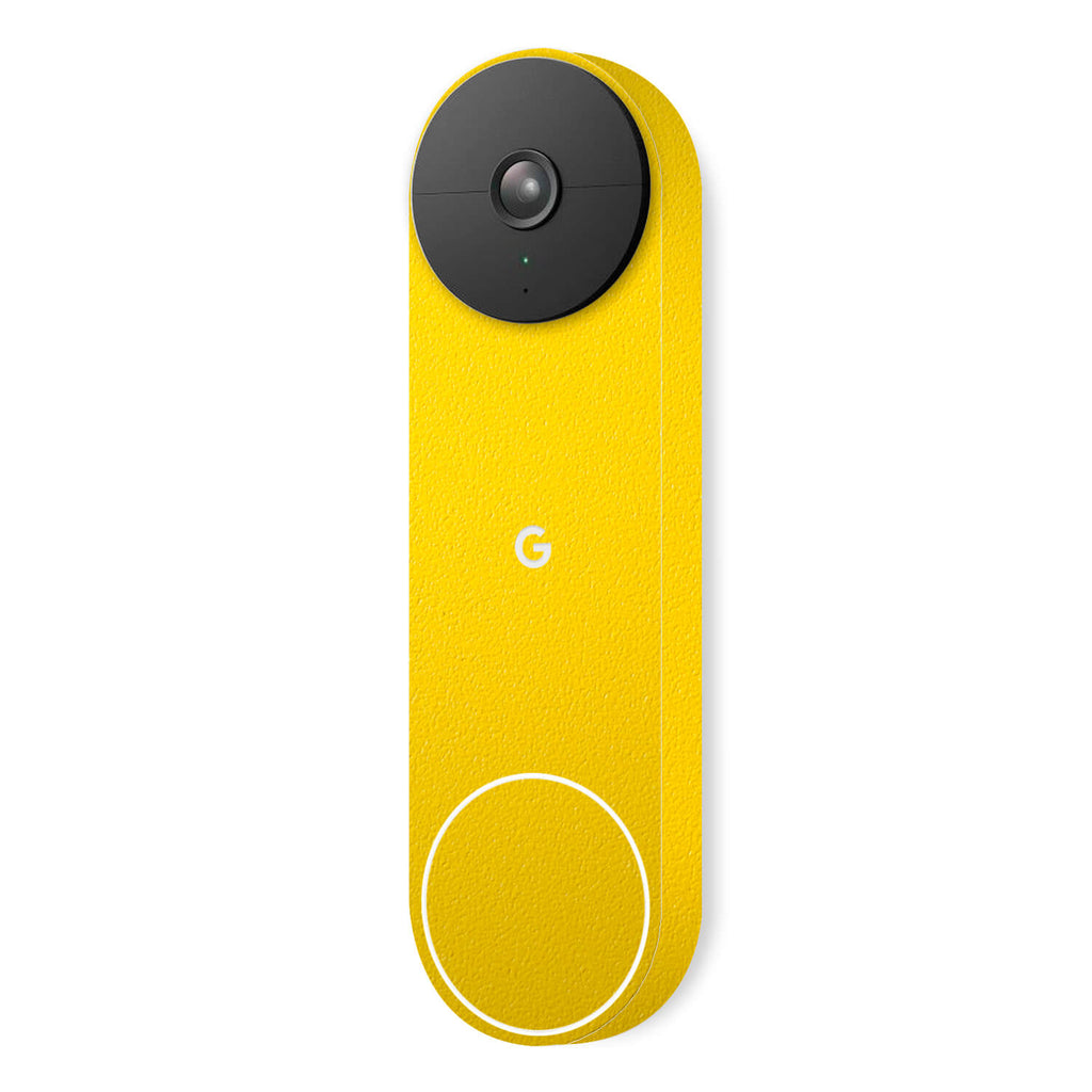 Google Nest Hello Doorbell (Battery) Textured matt yellow skins