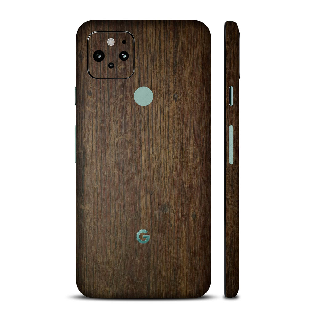 Google Pixel 5 Aged Oak Skins