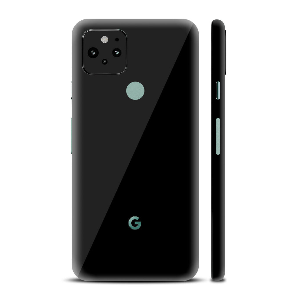 Google Pixel 5 Black Gloss Skins
