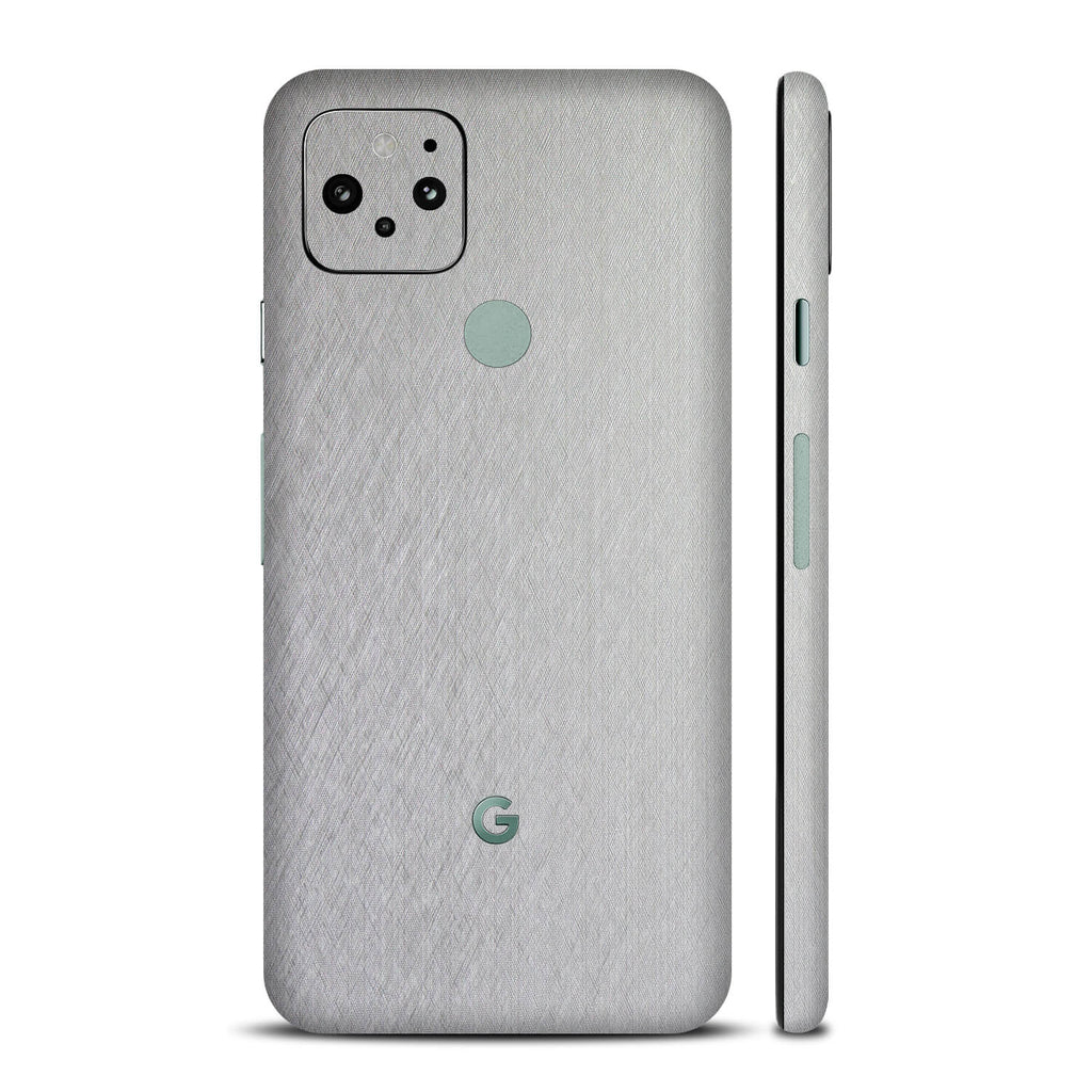 Google Pixel 5 Brushed Aluminium Skins