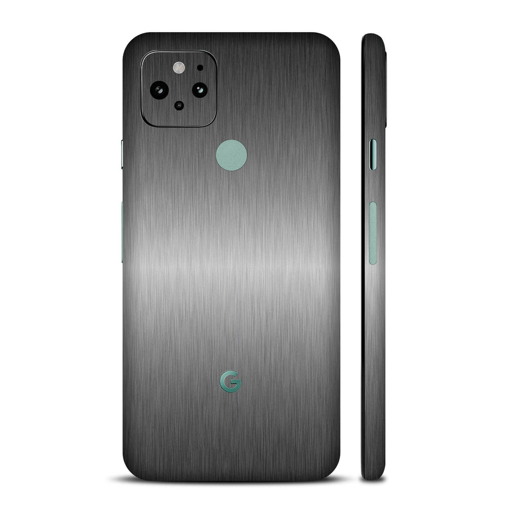 Google Pixel 5 Brushed Titanium Skins