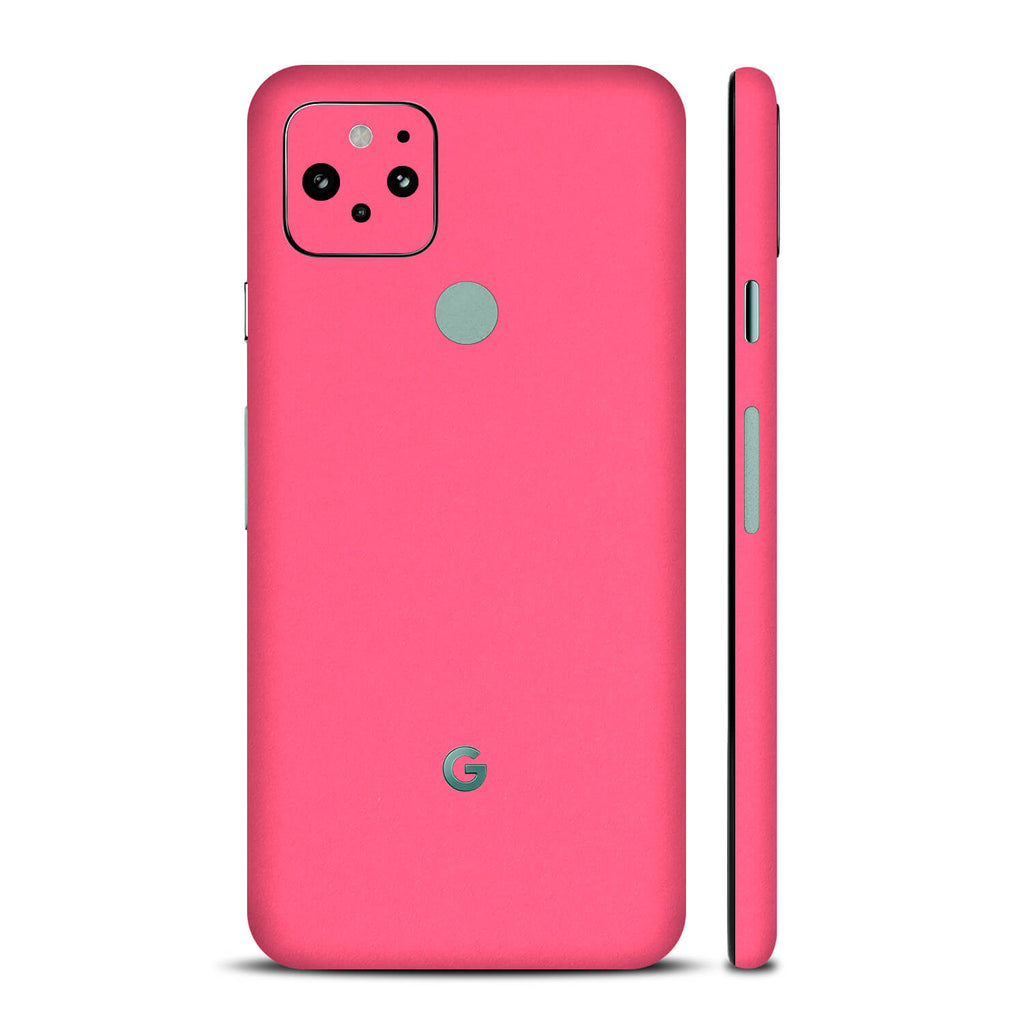 Google Pixel 5 Textured Matt Pink Skins