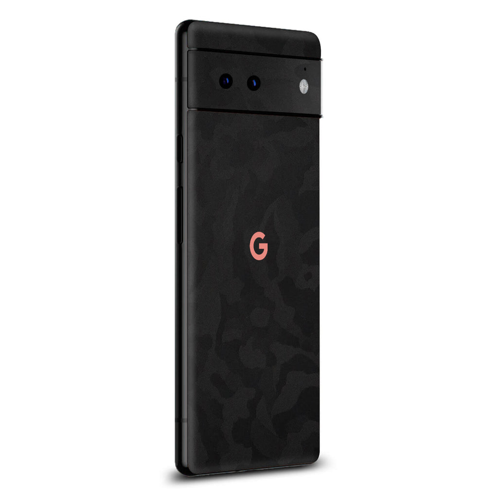 Google Pixel 6 Black camo skins