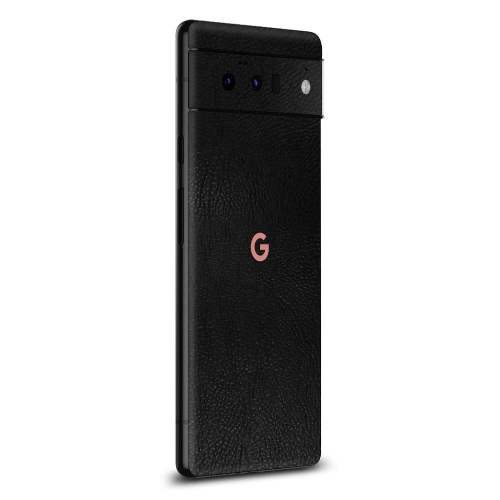 Google Pixel 6 Pro Black leather skins