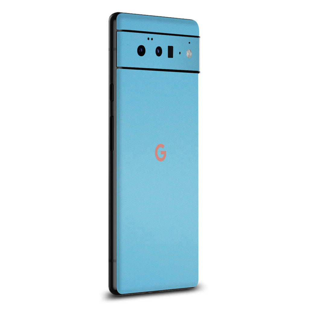 Google Pixel 6 Pro Textured matt light blue skins