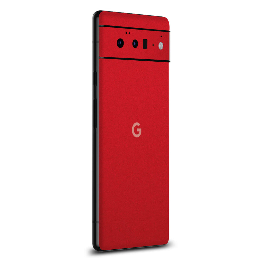 Google Pixel 6 Pro Textured matt red skins