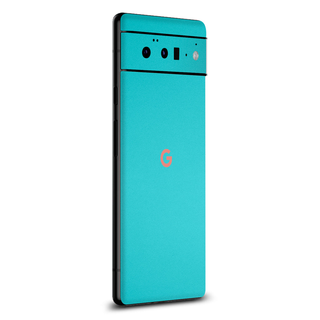 Google Pixel 6 Pro Textured matt turquoise skins