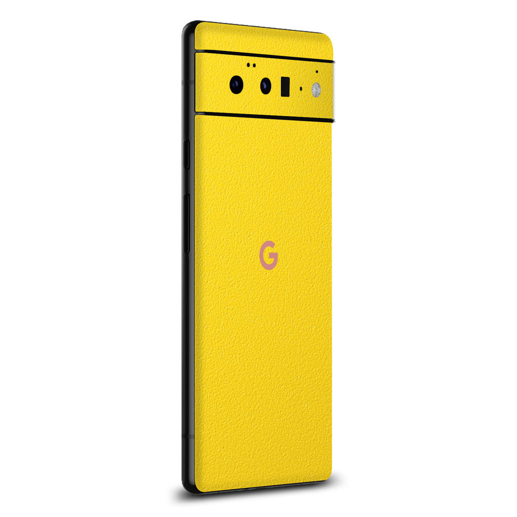 Google Pixel 6 Pro Textured matt yellow skins