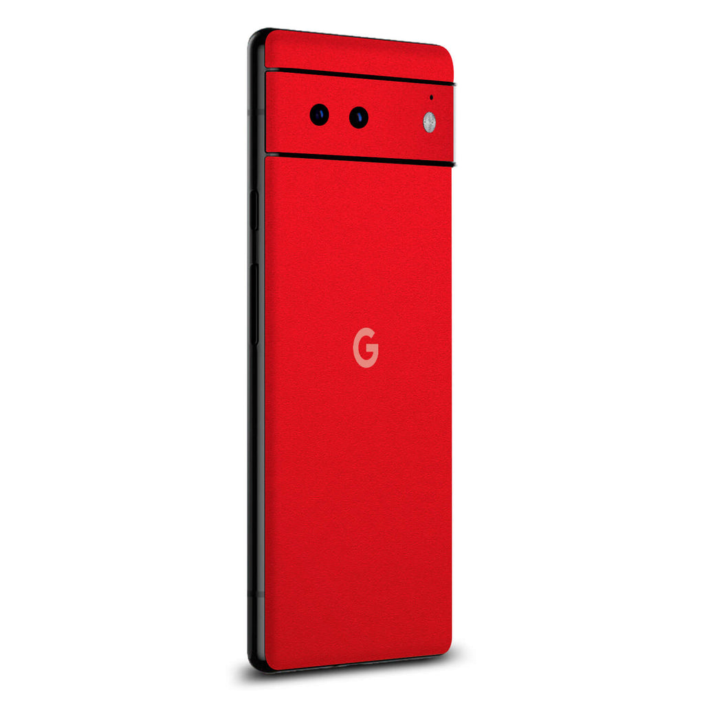 Google Pixel 6 Textured matt red skins