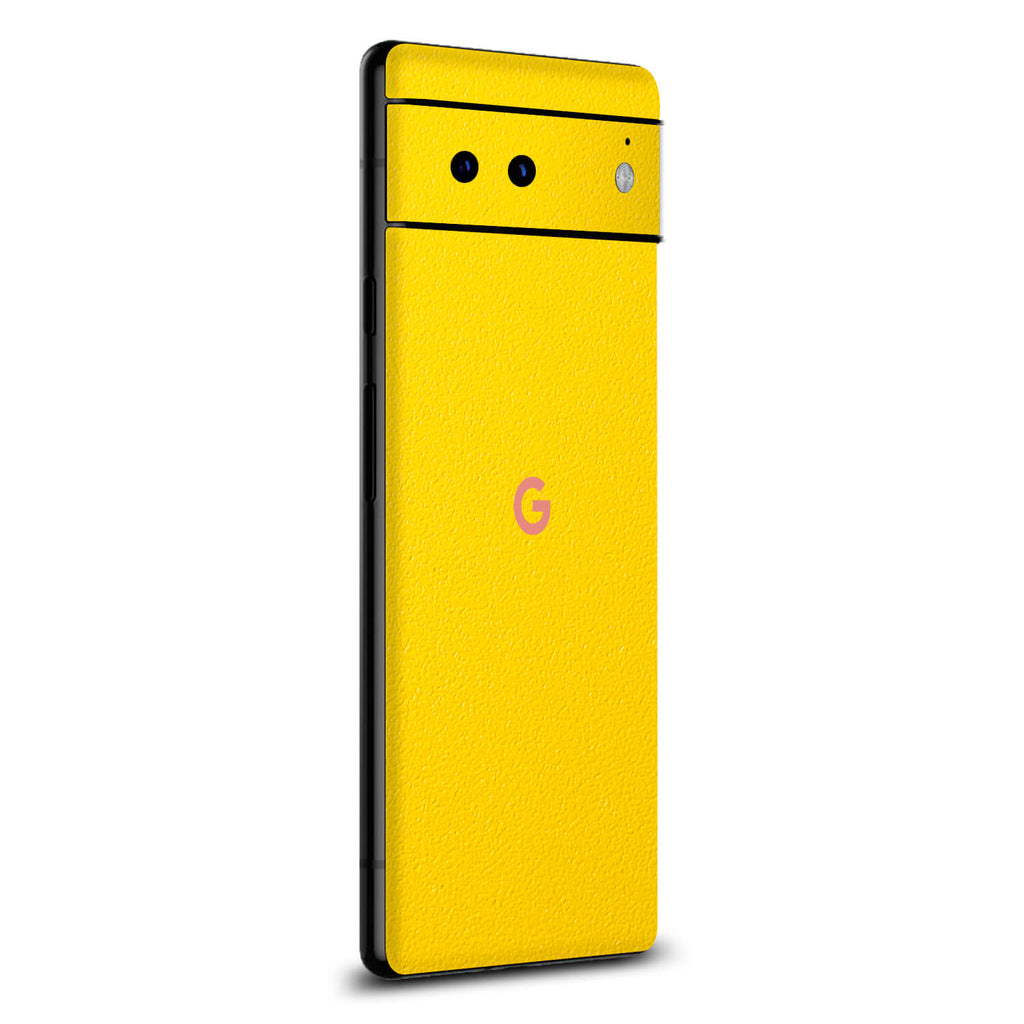 Google Pixel 6 Textured matt yellow skins