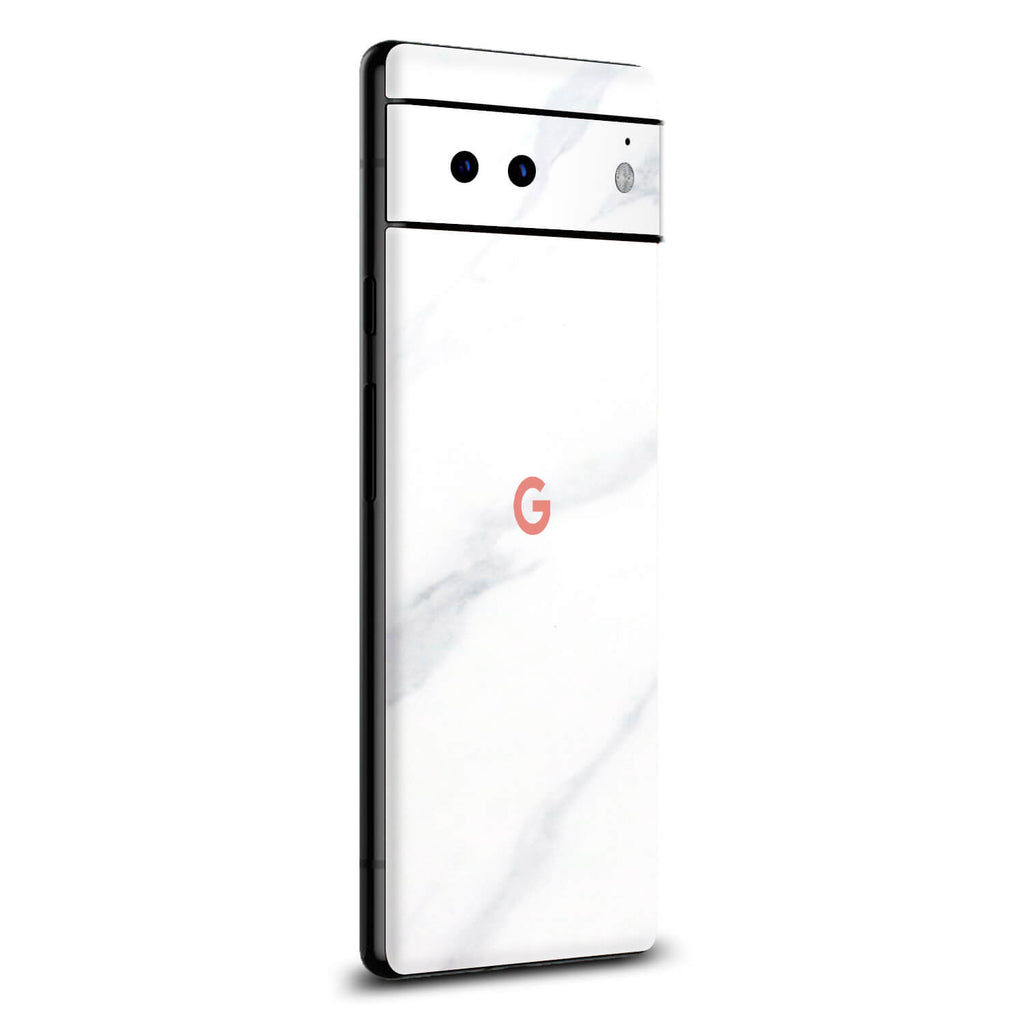 Google Pixel 6 White marble skins