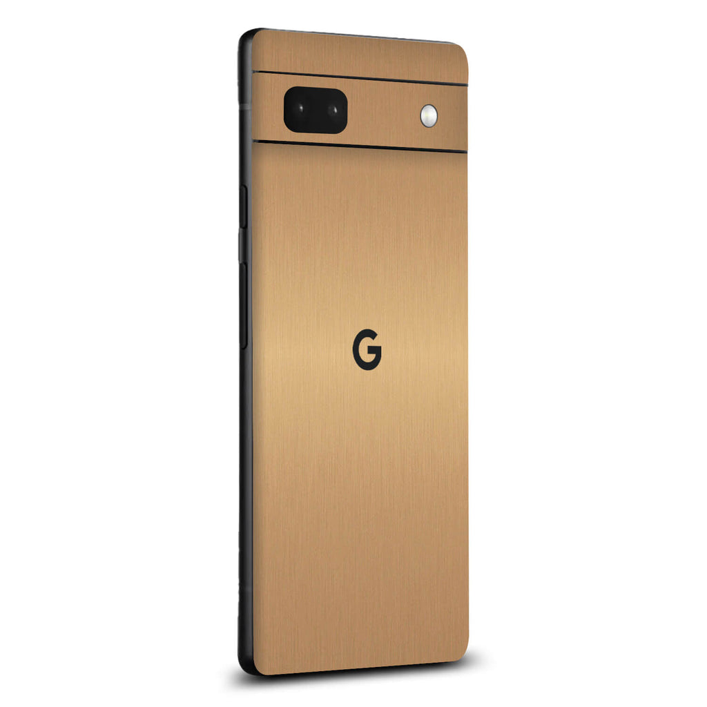 Google Pixel 6a Brushed gold skins