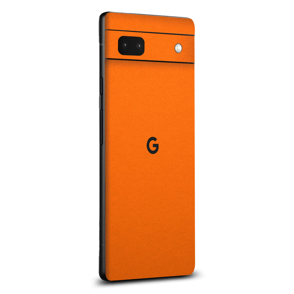 Google Pixel 6a Textured matt orange skins