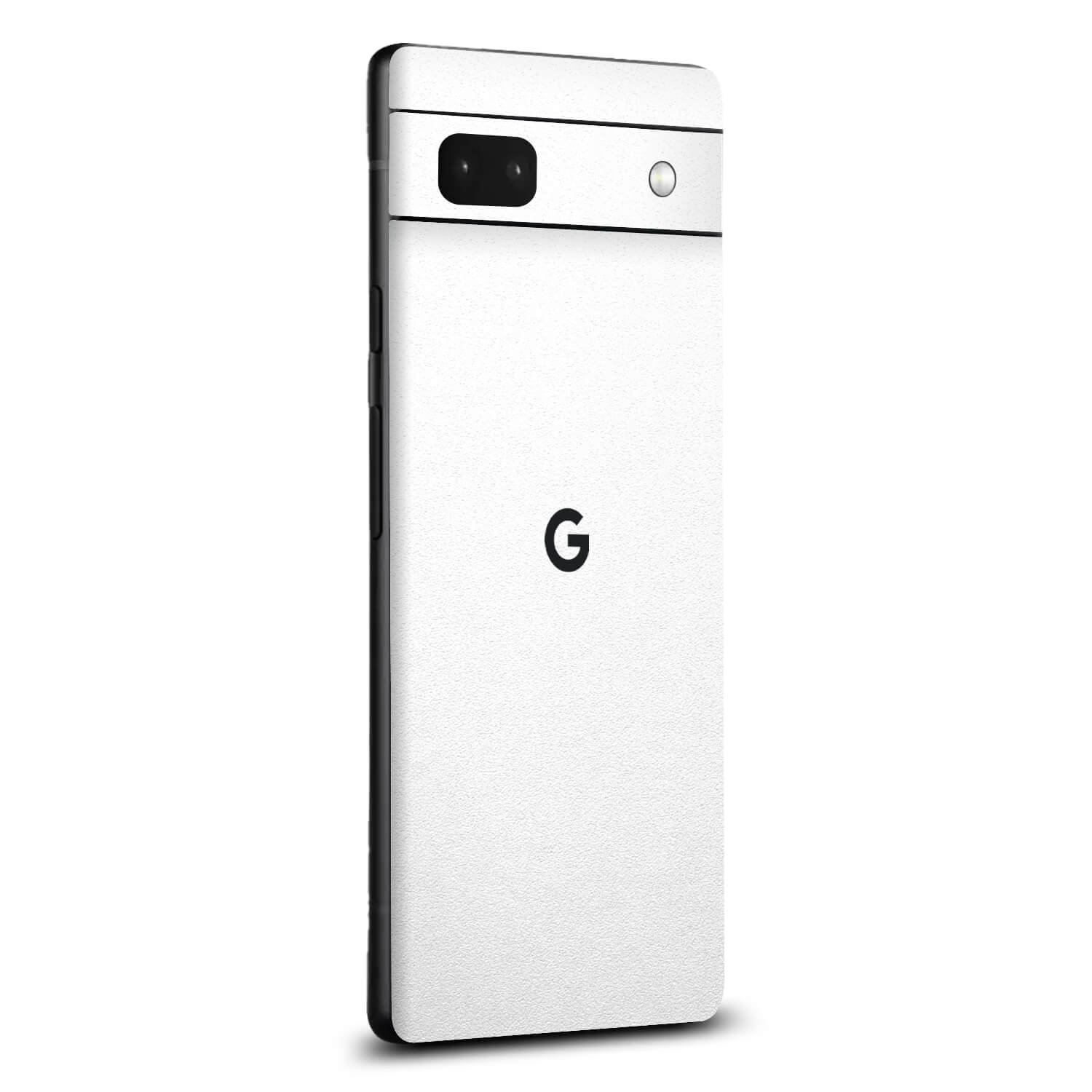 Google Pixel 6a Textured matt white skins