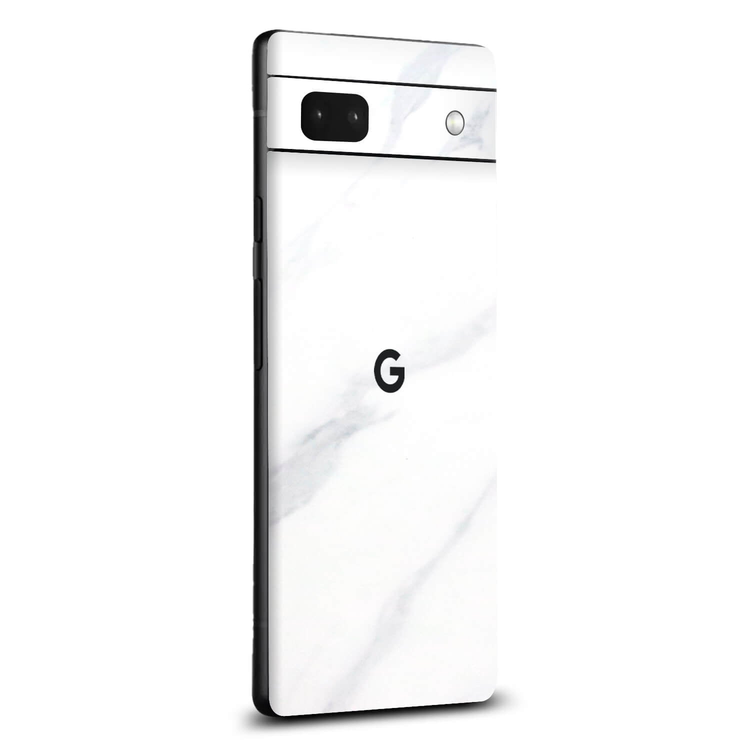 Google Pixel 6a White marble skins