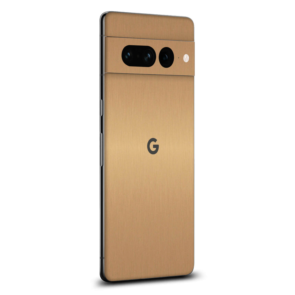 Google Pixel 7 Pro Brushed gold skins
