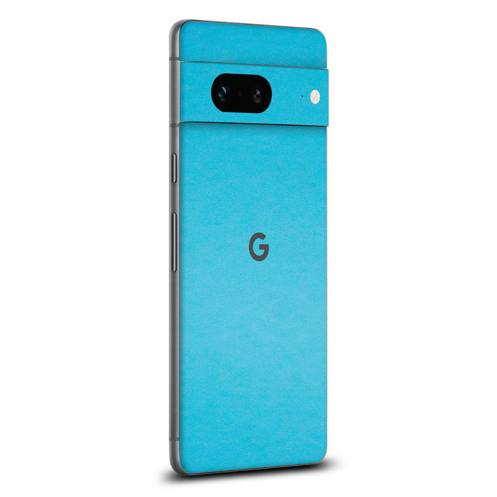 Google Pixel 7a Textured matt light blue skins