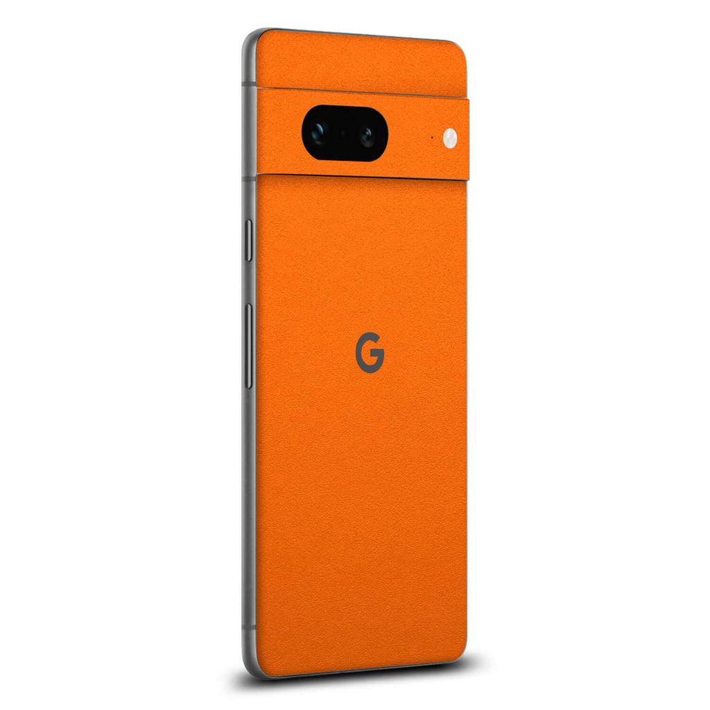Google Pixel 7a Textured matt orange skins