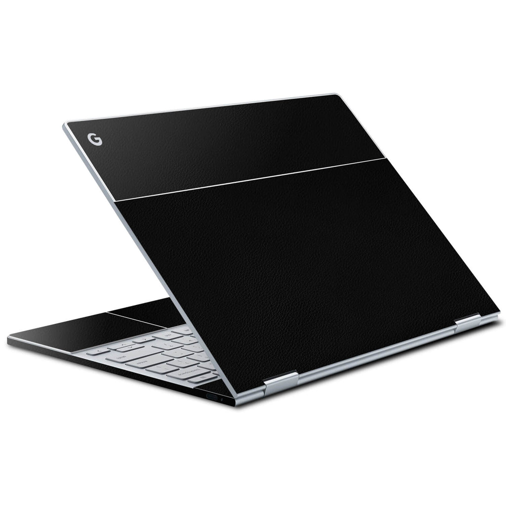 Google Pixelbook Black Leather Skins