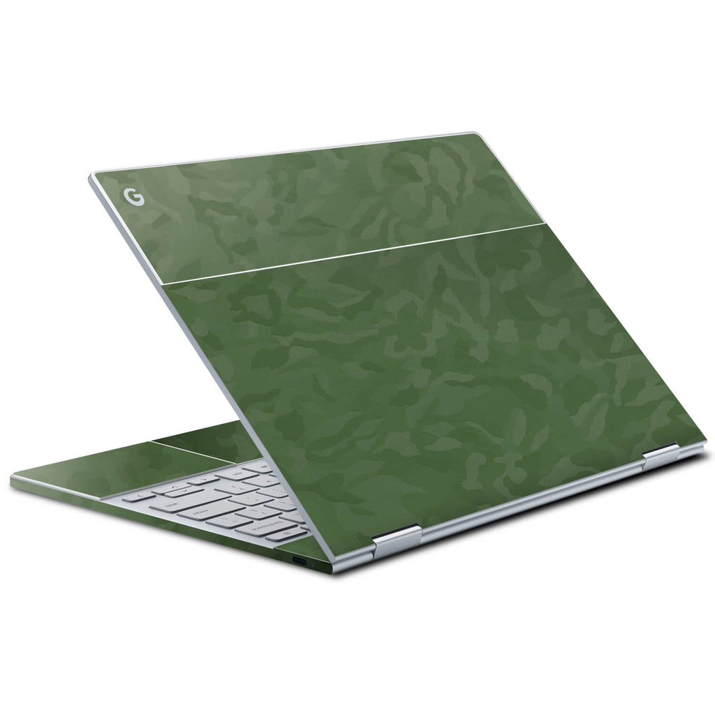 Google Pixelbook Green Camo Skins