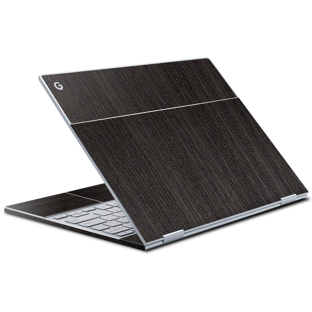Google Pixelbook Silverblack Wood Skins
