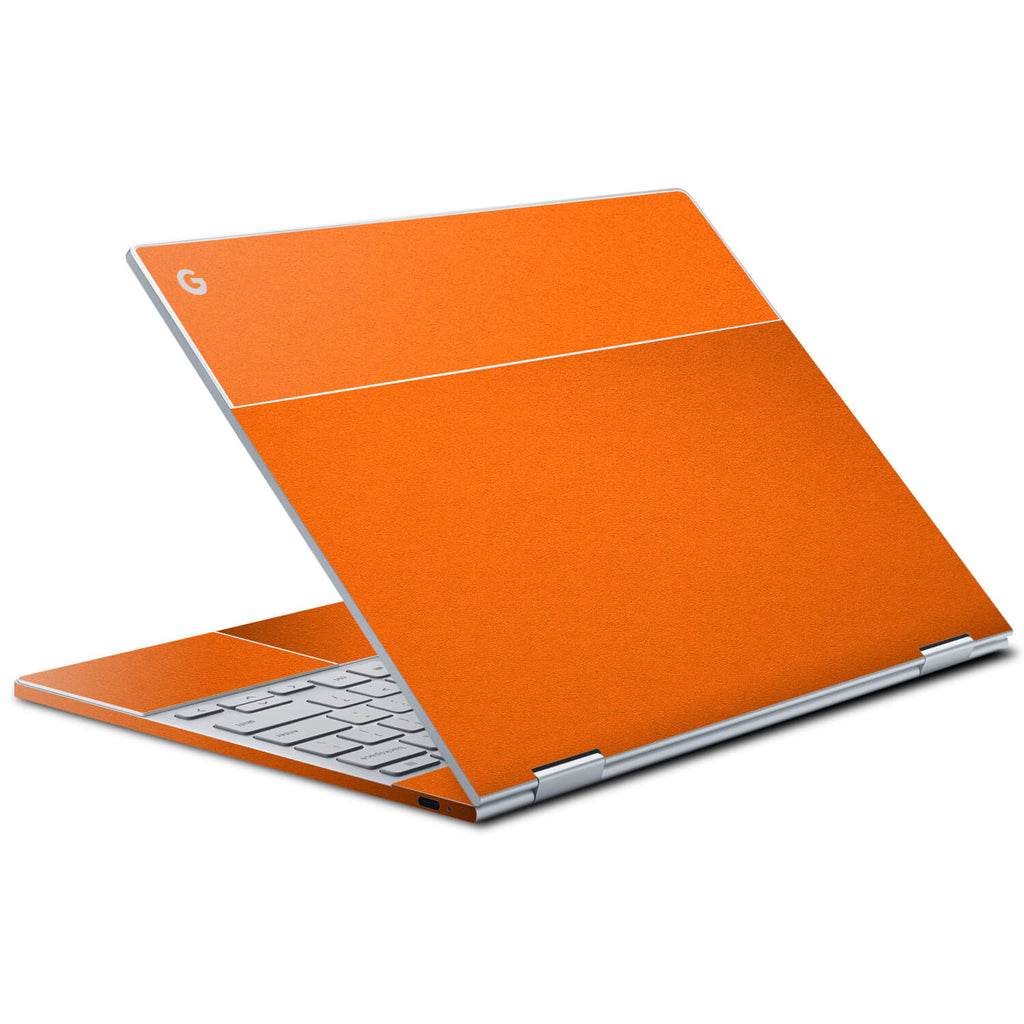 Google Pixelbook Textured Matt Orange Skins