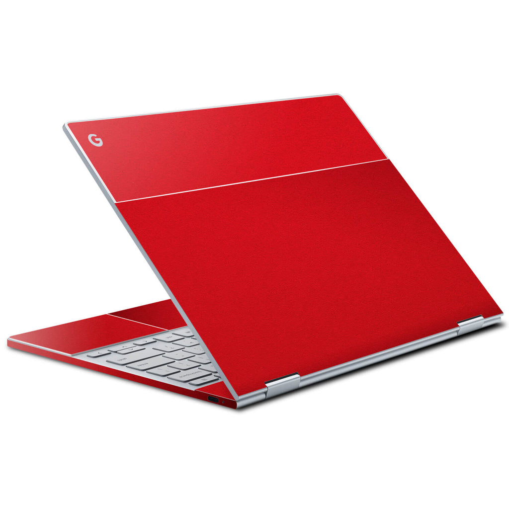 Google Pixelbook Textured Matt Red Skins