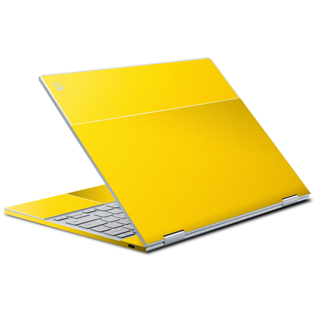 Google Pixelbook Textured Matt Yellow Skins