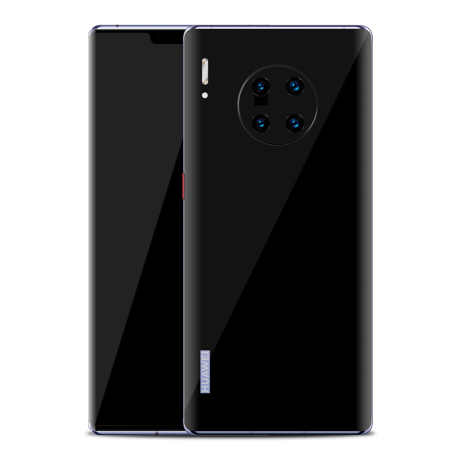 Huawei Mate 30 Pro Black Gloss Skins