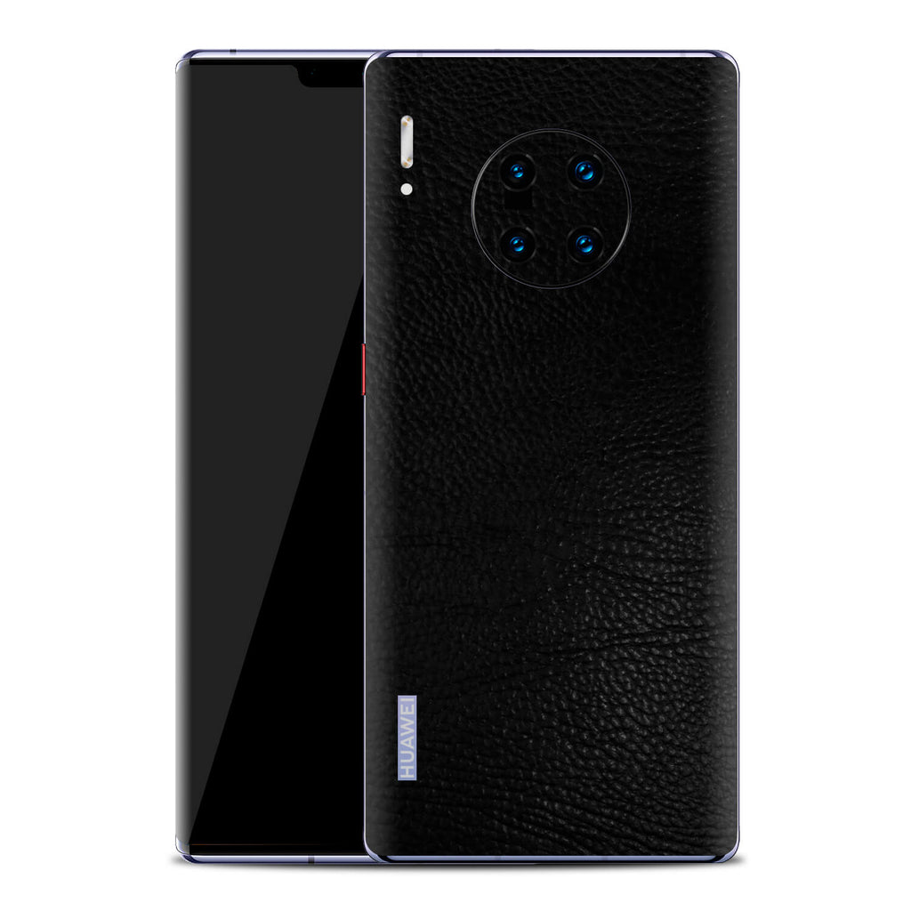 Huawei Mate 30 Pro Black Leather Skins