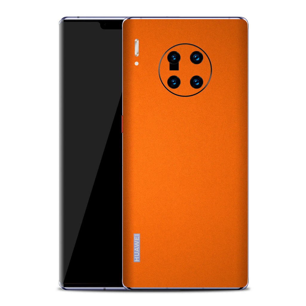Huawei Mate 30 Pro Textured Matt Orange Skins