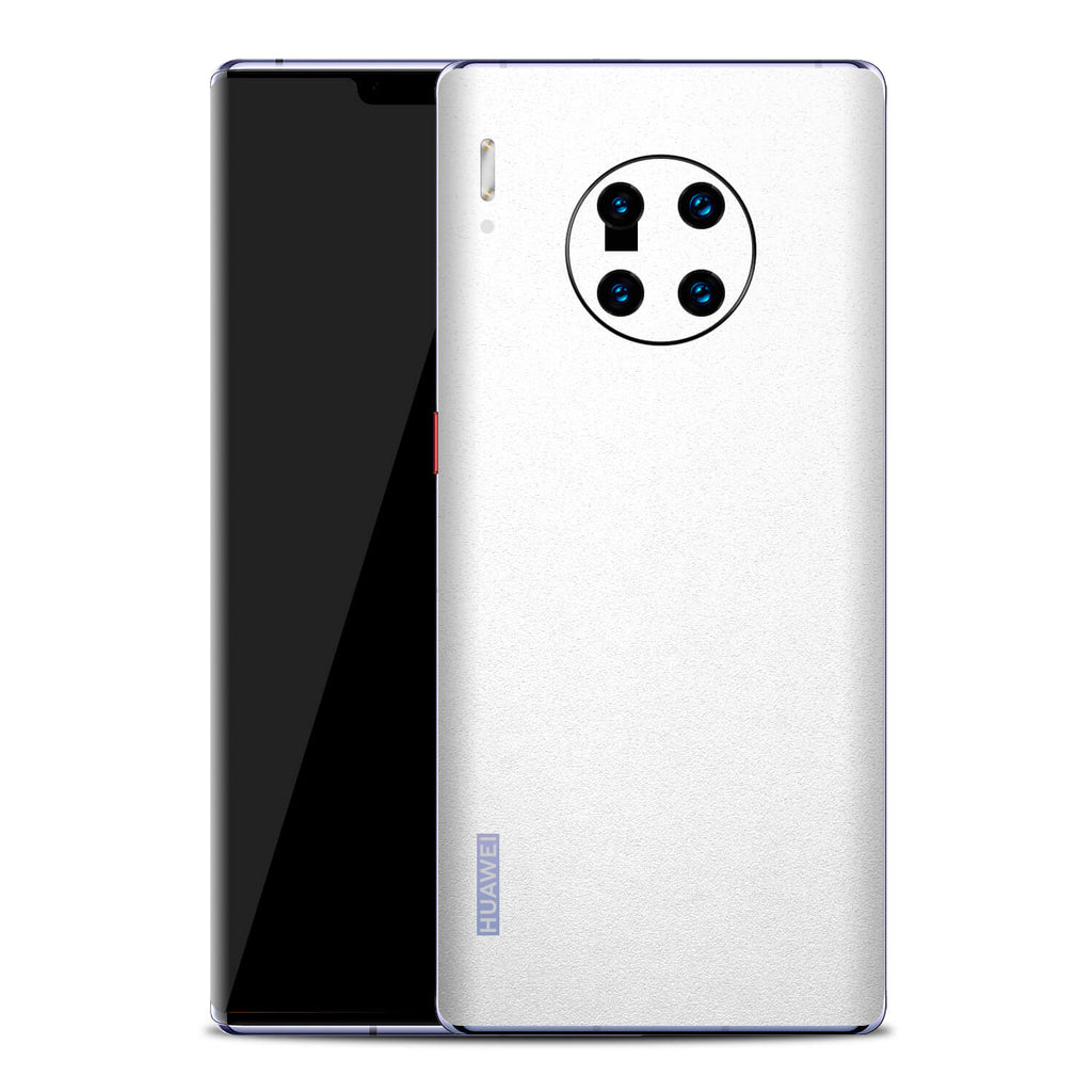 Huawei Mate 30 Pro Textured Matt White Skins