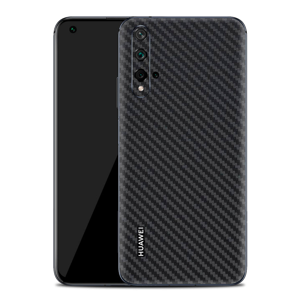 Huawei Nova 5T Black Carbon Fibre Skins