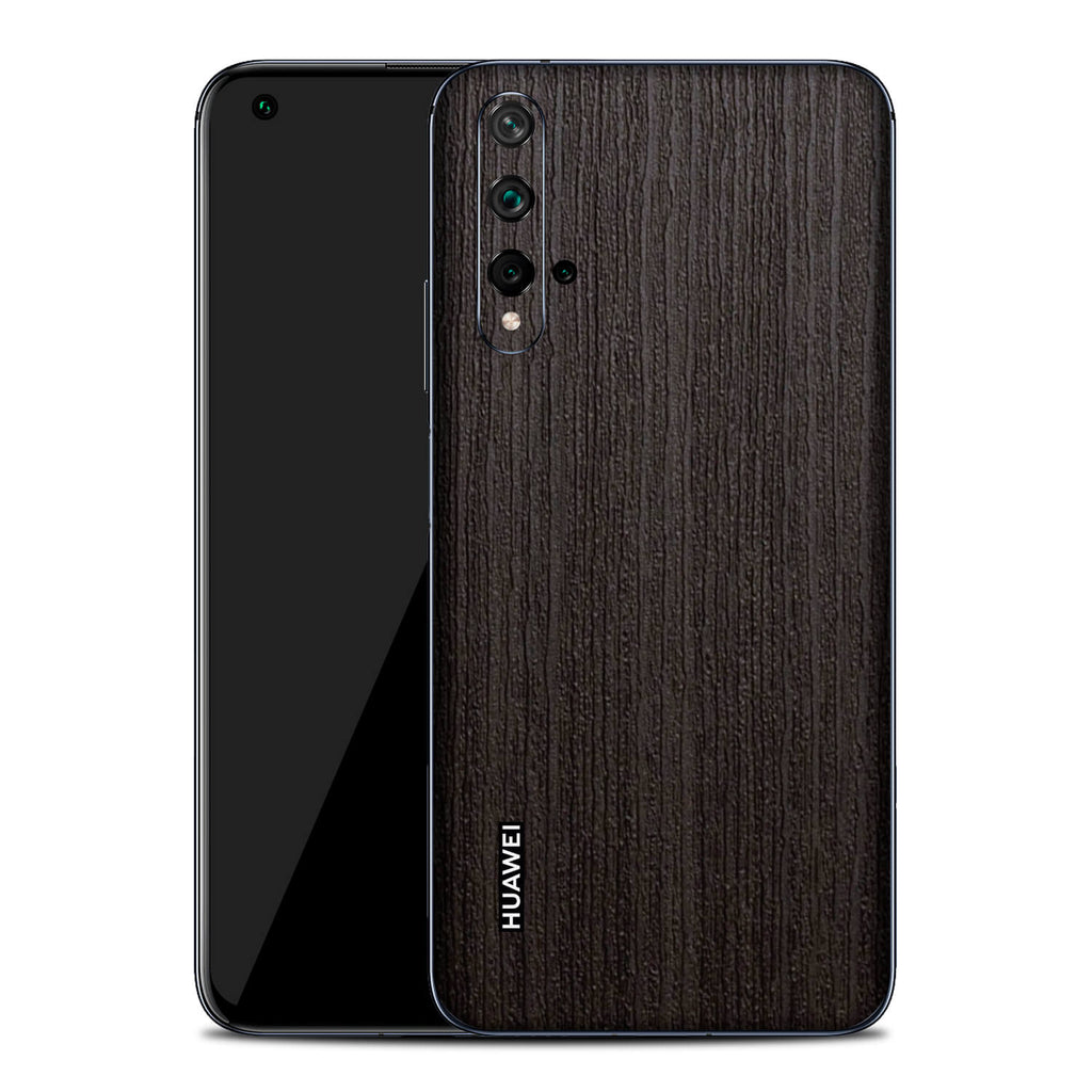 Huawei Nova 5T Silverblack Wood Skins
