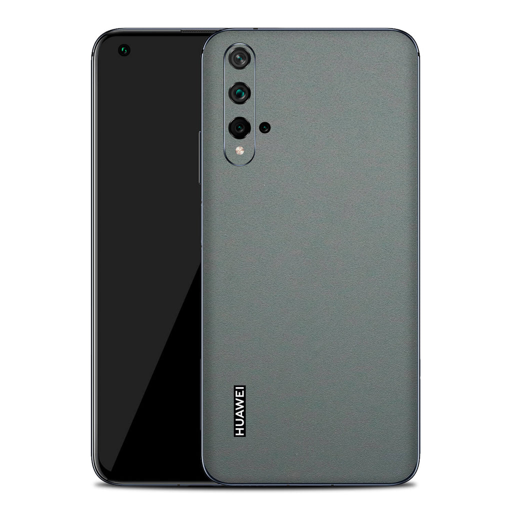 Huawei Nova 5T Textured Matt Grey Skins