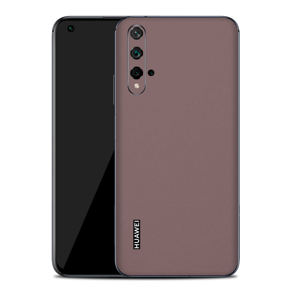 Huawei Nova 5T Textured Matt Mulberry Skins