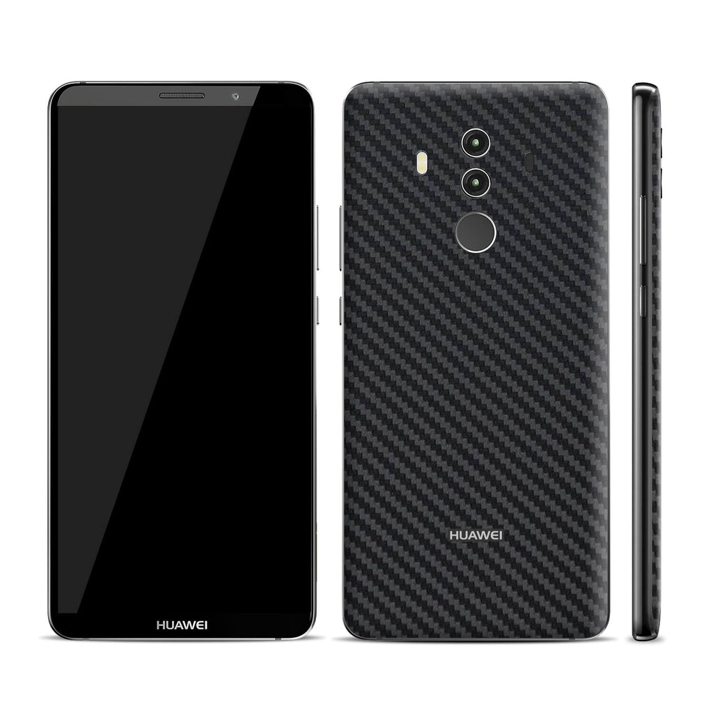 Huawei Mate 10 Pro Black Carbon Fibre Skins