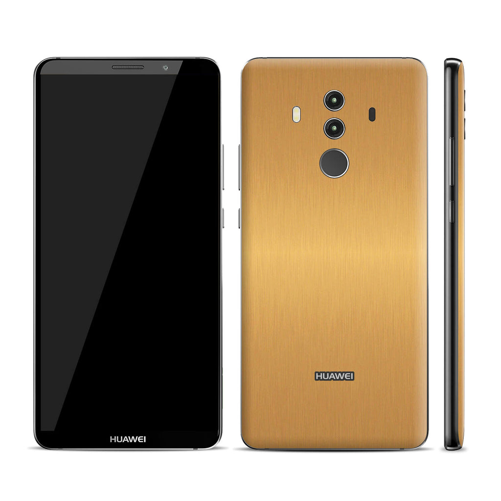 Huawei Mate 10 Pro Brushed Gold Skins