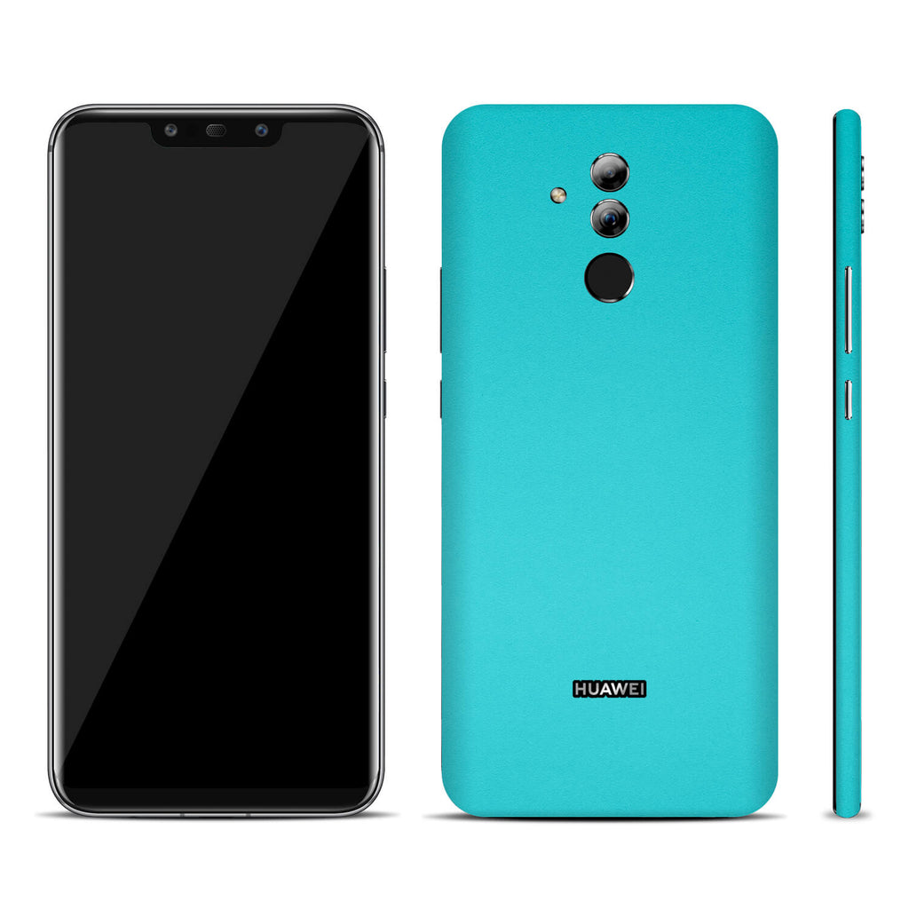 Huawei Mate 20 Lite Textured Matt Turquoise Skins