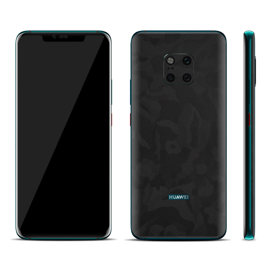 Huawei Mate 20 Pro Black Camo Skins