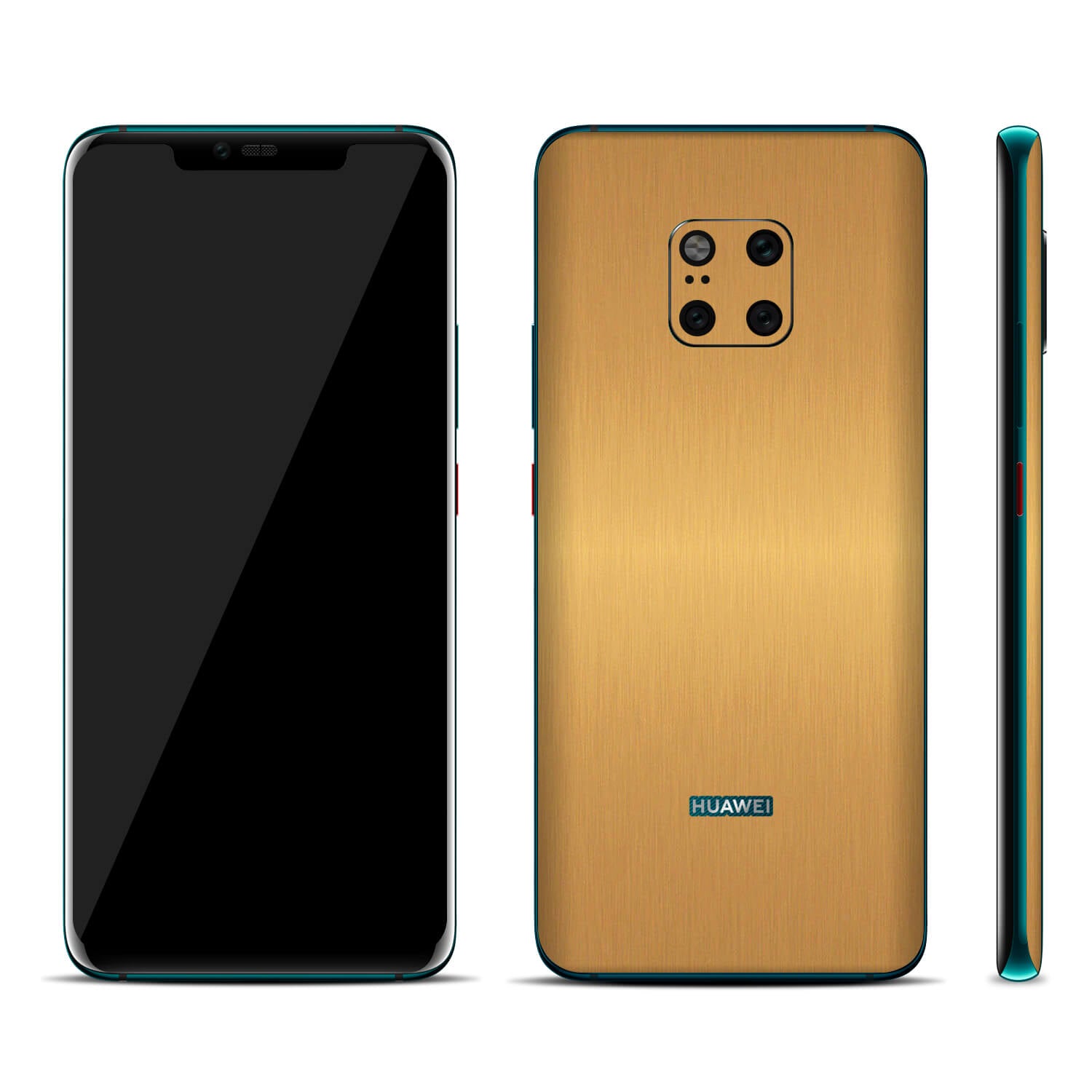 Huawei Mate 20 Pro Brushed Gold Skins