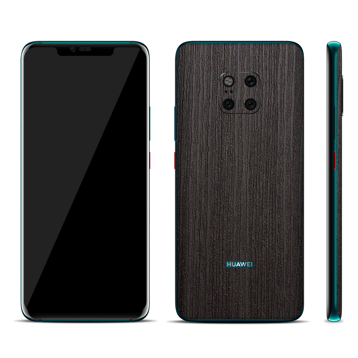 Huawei Mate 20 Pro Silverblack Wood Skins