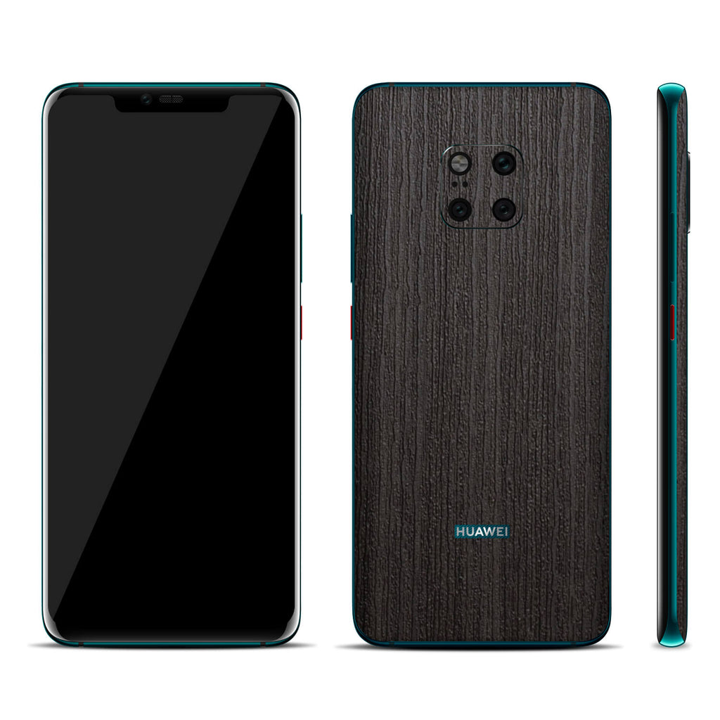 Huawei Mate 20 Pro Silverblack Wood Skins
