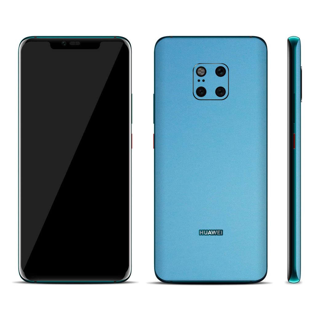 Huawei Mate 20 Pro Textured Matt Light Blue Skins