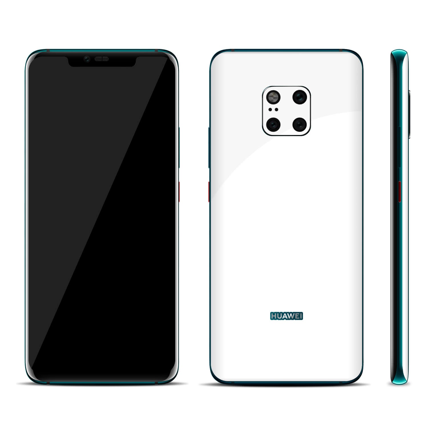 Huawei Mate 20 Pro White Gloss Skins