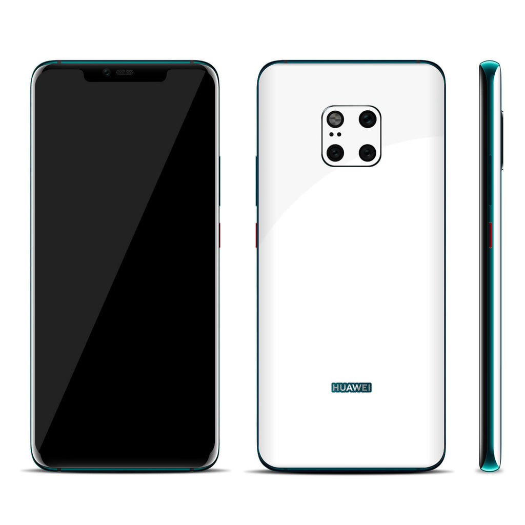 Huawei Mate 20 Pro White Gloss Skins