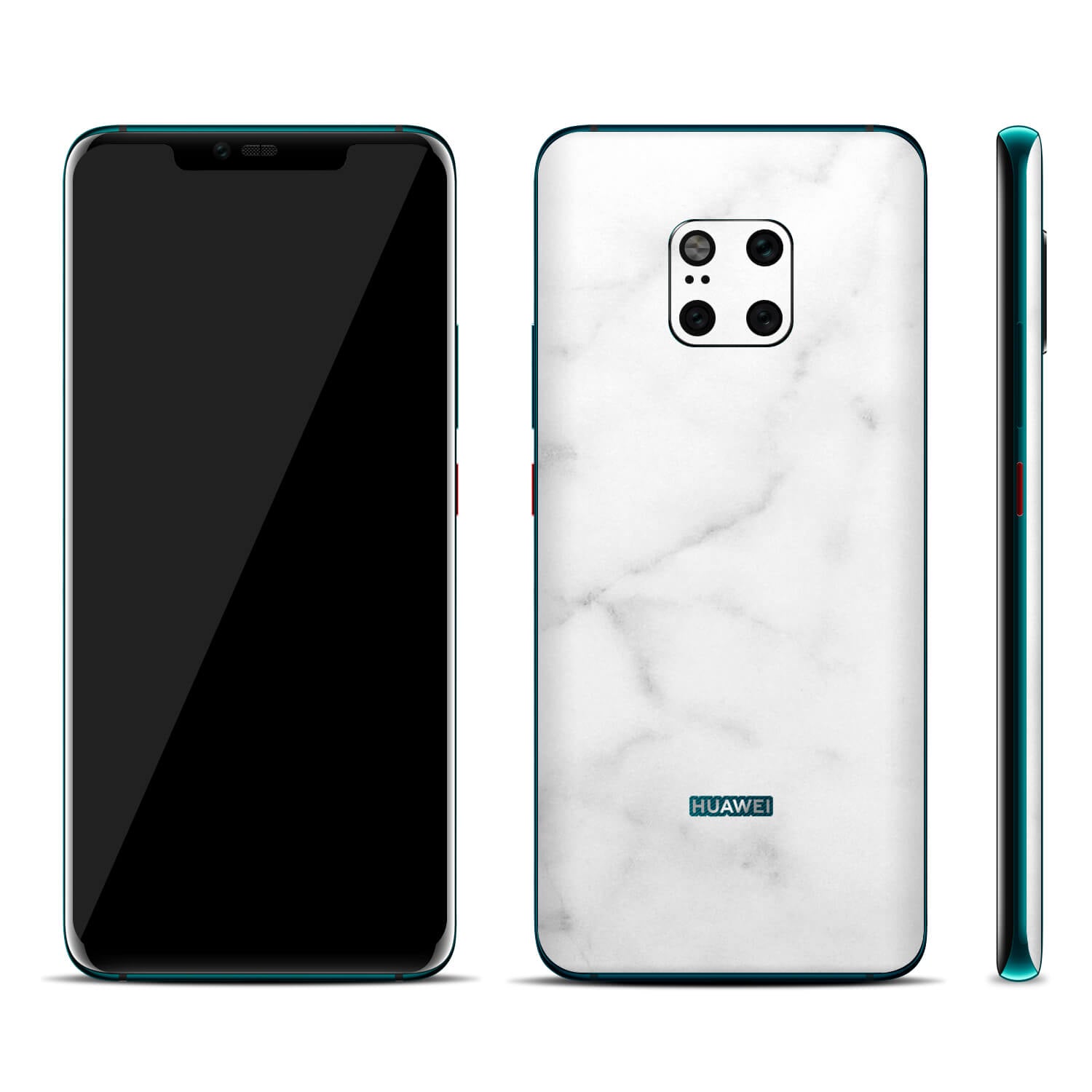 Huawei Mate 20 Pro White Marble Skins