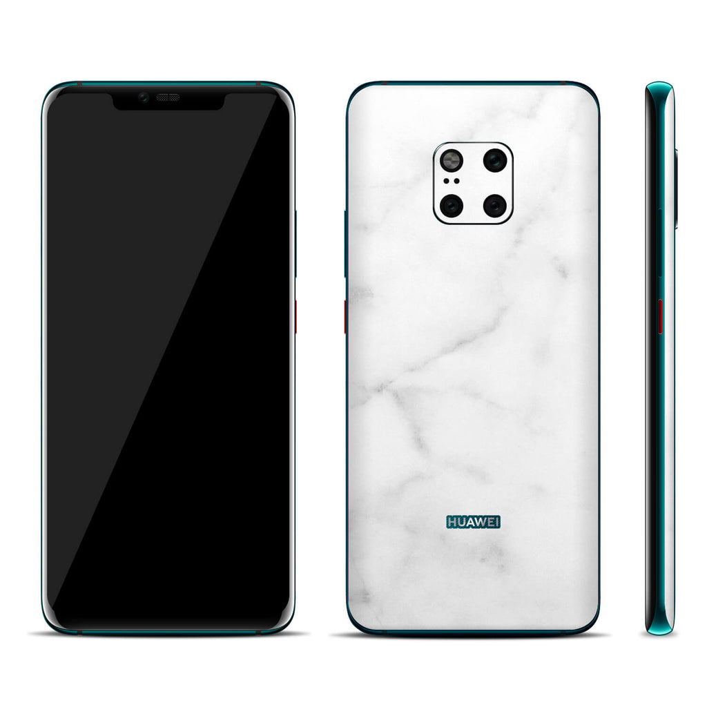Huawei Mate 20 Pro White Marble Skins