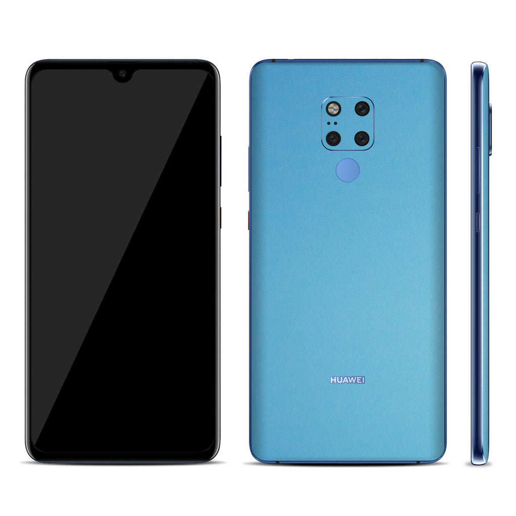 Huawei Mate 20 X Textured Matt Light Blue Skins